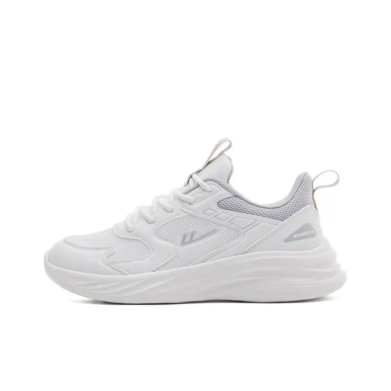 Warrior Shock Absorbing, Non Slip, Wear Resistant, Breathable And Lightweight Low Top Casual Shoes Unisex White Gray-0