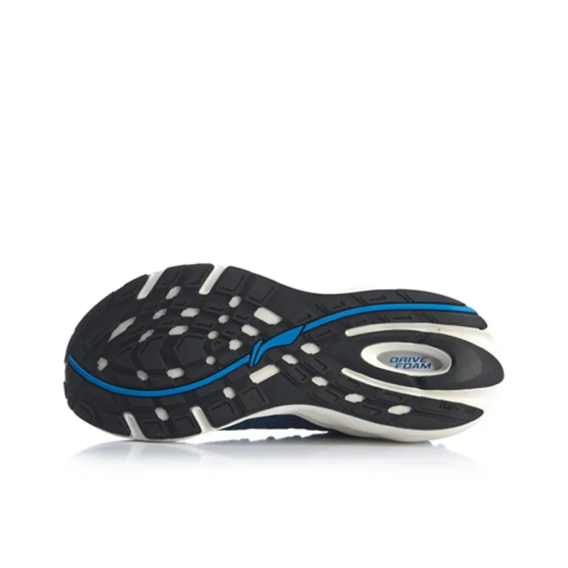 LiNing Cloud 6 V2 Cushioning Slip Resistant Running Shoes Unisex Navy Blue-4