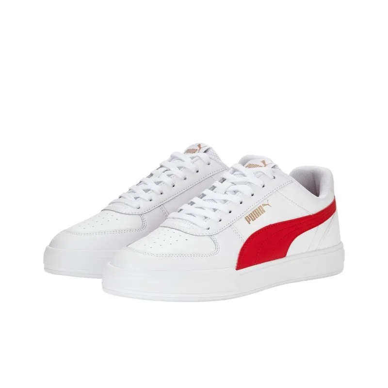PUMA Caven Trainers 'White Red'-2