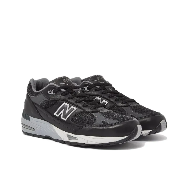 New Balance 991 MiUK Black Magnet Smoked Pearl-2