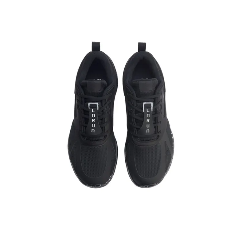 LiNing Cushioning Lightweight Slip Resistant Low Top Running Shoes Men's Standard Black-3