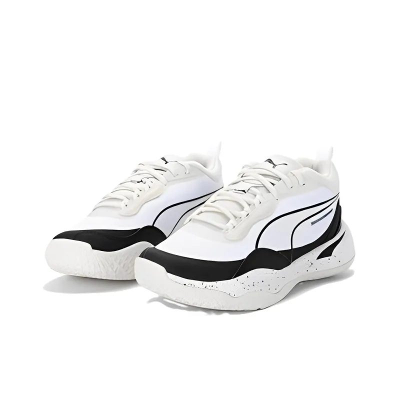 PUMA Playmaker 'Spray White Black'-2