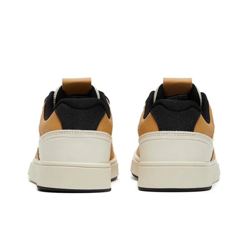 Anta Street Naughty Anti Slip And Wear Resistant Lightweight Low Top Skateboard Shoes White Yellow-3