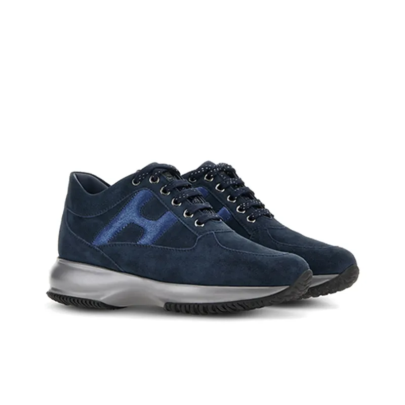 HOGAN Interactive Low-top Suede Sneakers-1