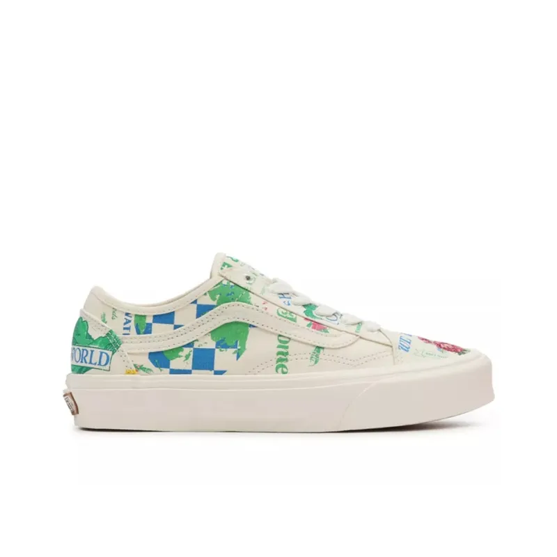 Vans Eco Theory Old Skool 'White Green'-1