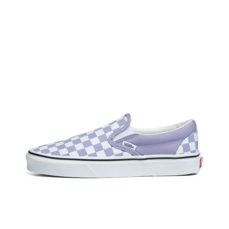 Slip On Classic Vans 'Checkerboard Purple Heather'-0