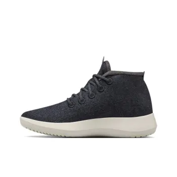 Allbirds Mizzle Up Cushioning Mid-Top Sports Casual Shoes Women's Premium Black