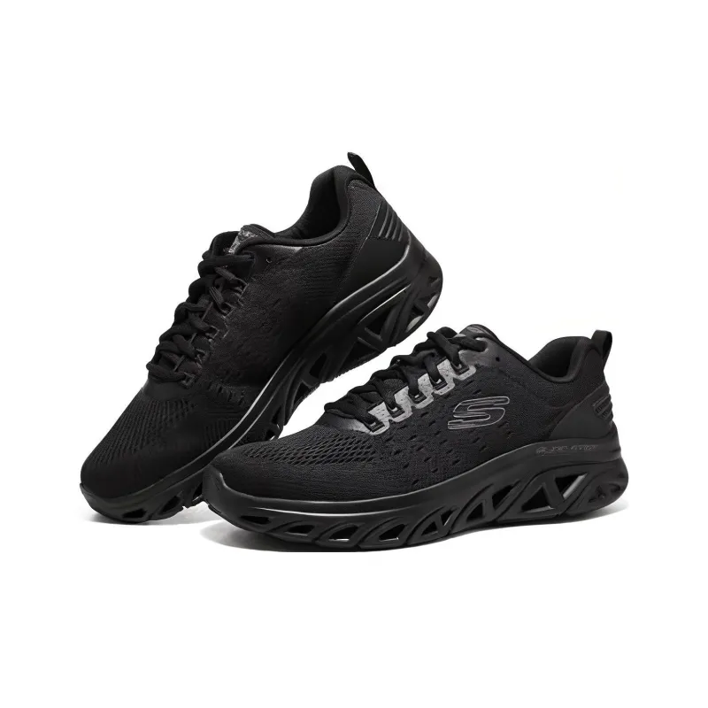 Skechers Glide Step Sport Non-slip Wear-resistant Shock Absorption Low-Top Casual Shoes Men's Black-2