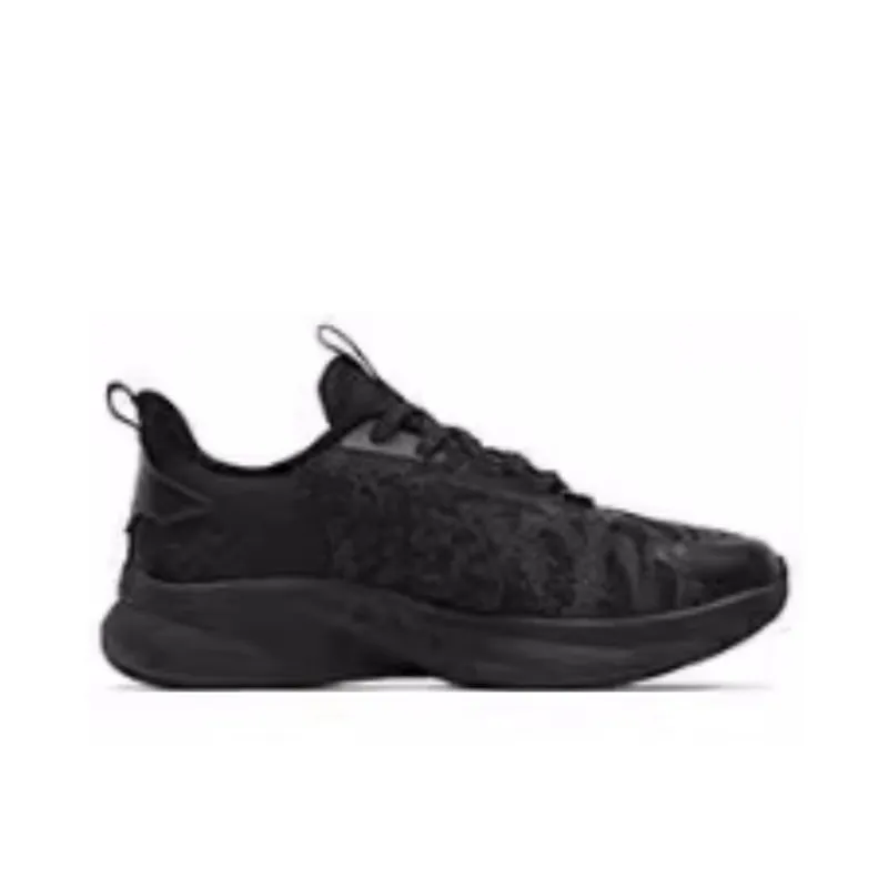 QIAODAN Swift 2.0 Lightweight Wear resistant And Non slip Low Top Running Shoes Men's Black Gray-1
