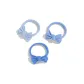 Blue-Three-Piece Set Hair Tie