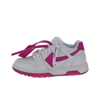 OFF WHITE Out Of Office Calf Leather 'White Purple' Women's