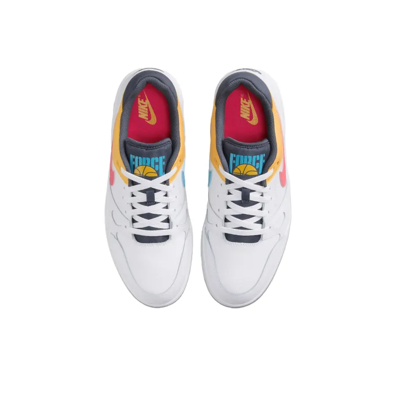 Nike Full Force Low White Thunder Blue Dusty Cactus Racer Pink-3