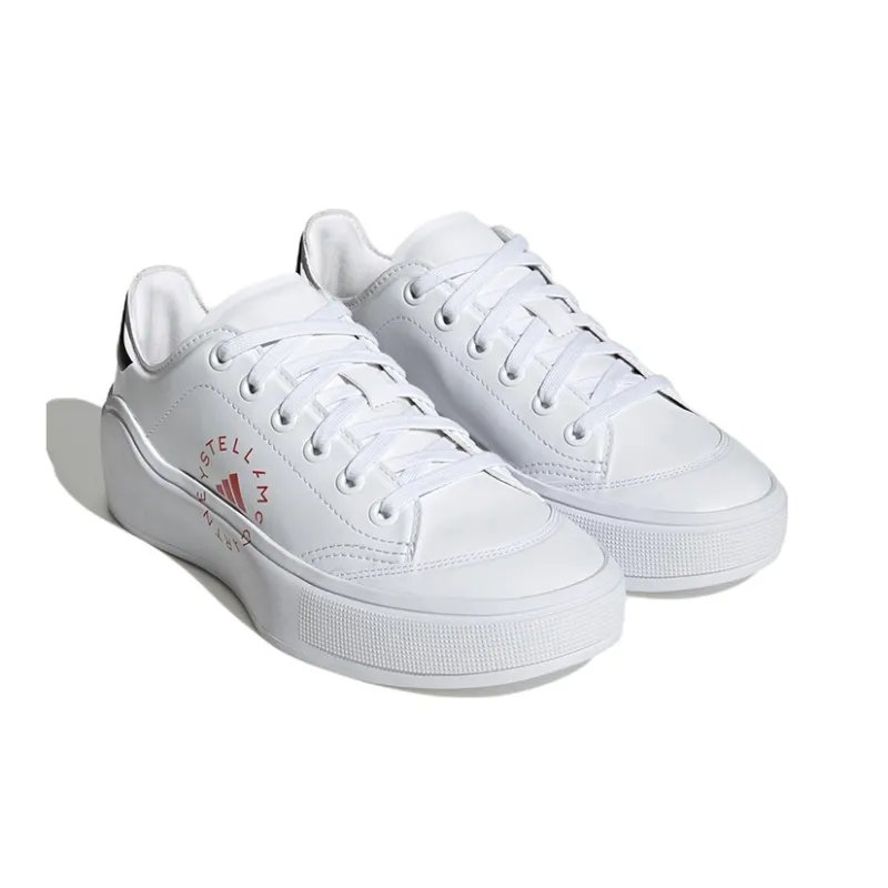 Adidas Stella McCartney X Court 'White Active Red'-2
