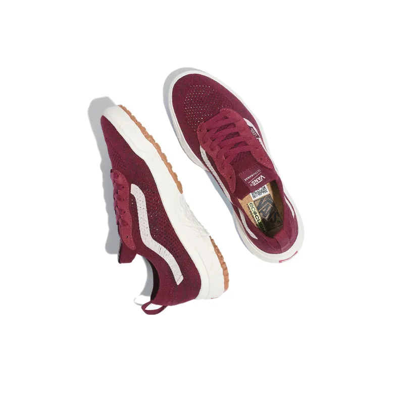 Vans UltraRange VR3 Anti-Slip Wear-Resistant Low-Top Skateboard Shoes Unisex Red White-3