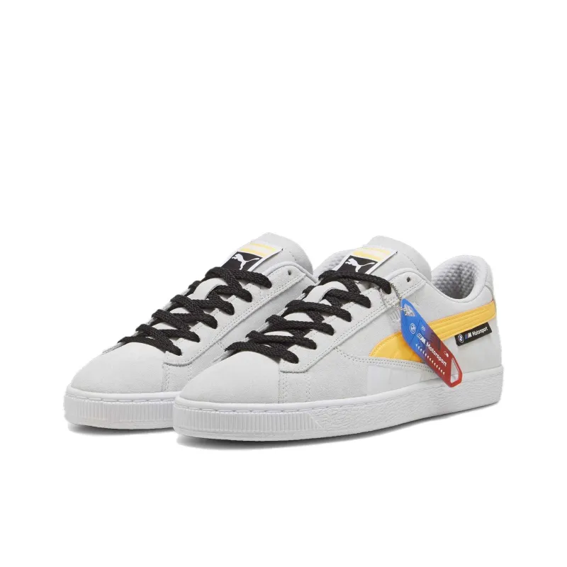 Puma BMW Motorsport X Suede 'Silver Mist Tangerine'-2