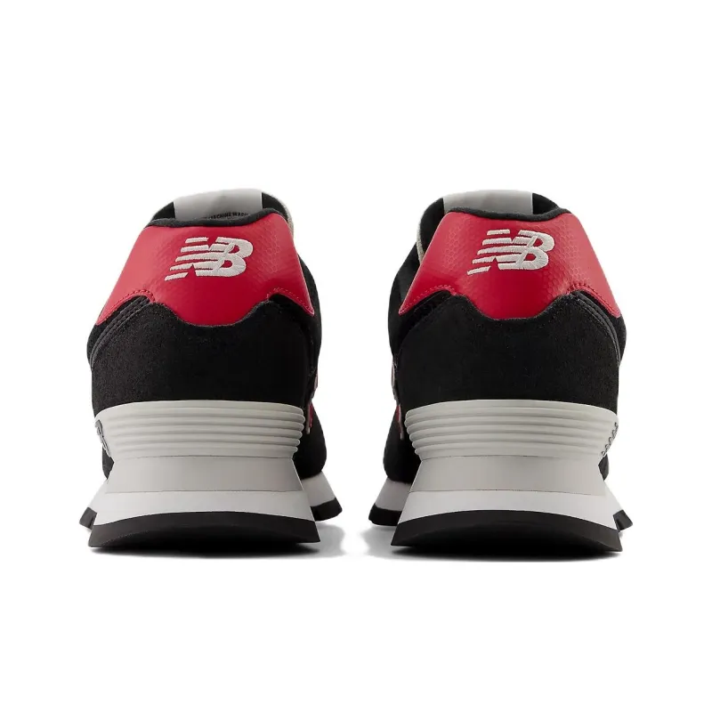 New Balance 574 Rugged Black Red-4