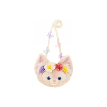 Disney Plush Small Face Bag Coin Purse Crossbody Bag Regular Women's Pink