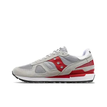 Saucony Shadow Original Original Anti-Slip Wear-Resistant Low-Top Running Shoes Red Gray