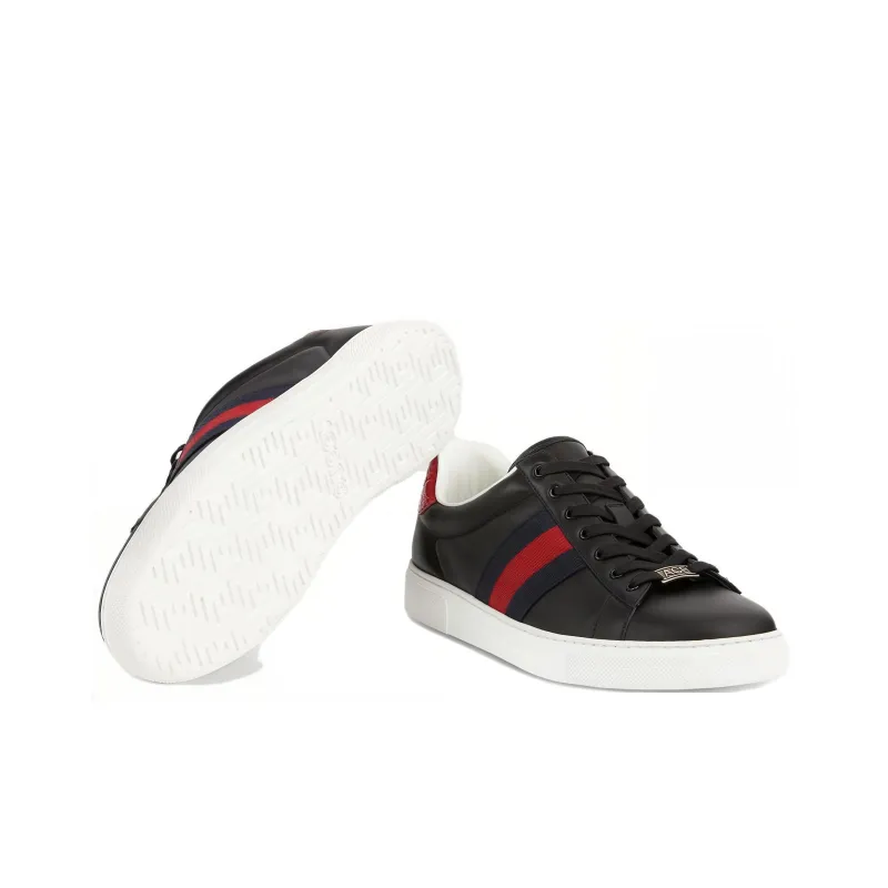 GUCCI Ace Web Black Navy Red-4