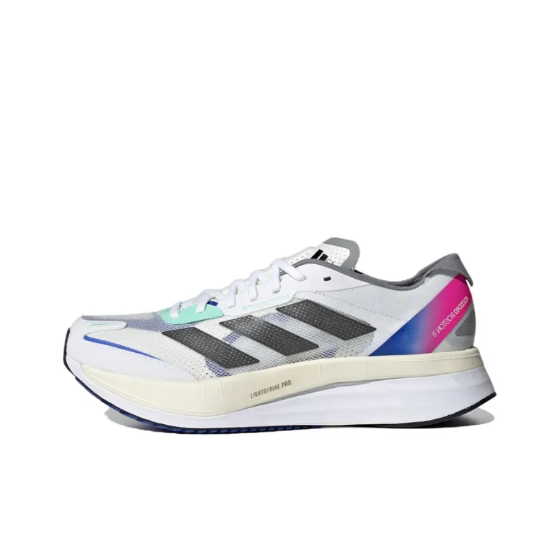Adidas Adizero Boston 11 'White Lucid Blue Fuchsia'-0
