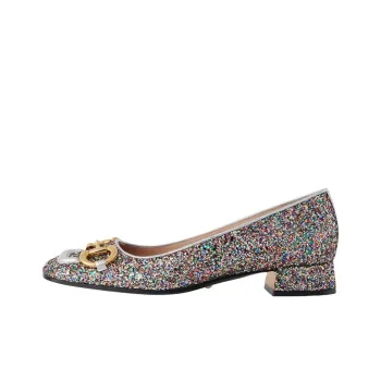 GUCCI Lovelight Mid Low Heel Shoes Women's Multicolor