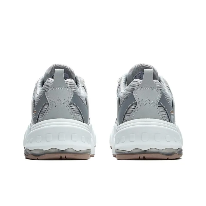 FILA FUSION TENACITY Monster Cushioning Anti Slip And Wear Resistant Low Top Casual Shoes Men's Rain Mist Gray-3