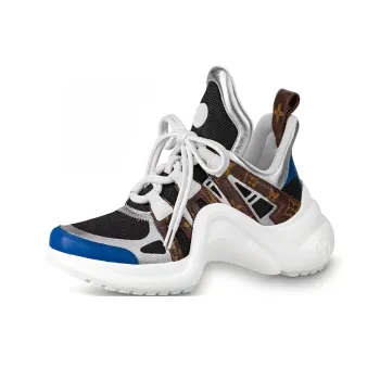 LOUIS VUITTON Lvxlol Arclight Trainer Black Blue Women's