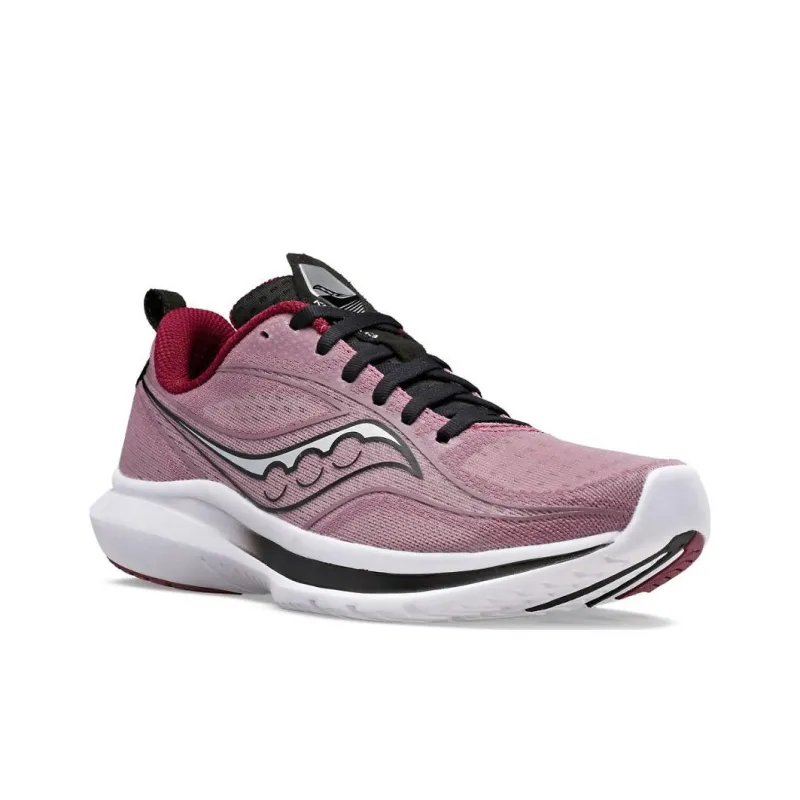 Saucony Kinvara 13 Cushioning, Slip Resistant, And Abrasion Resistant Low Top Running Shoes Women's Pink Black-2
