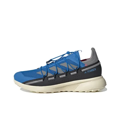 Adidas VOYAGER 21 Outdoor Shoes Men Low-Top Blue Clash/Gray Three/Core Black