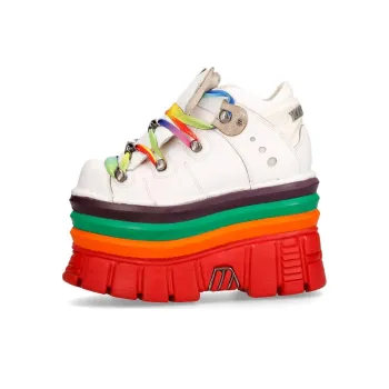 NEW ROCK Low-Top Casual Shoes Unisex White