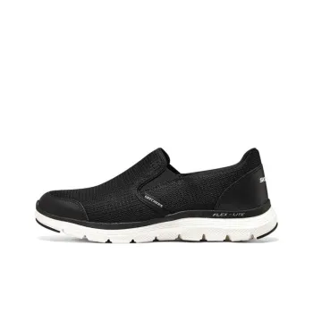 Skechers Flex Advantage 4.0 Cushioning Anti-Slip And Wear-Resistant Low-Top Sports Casual Shoes Black White