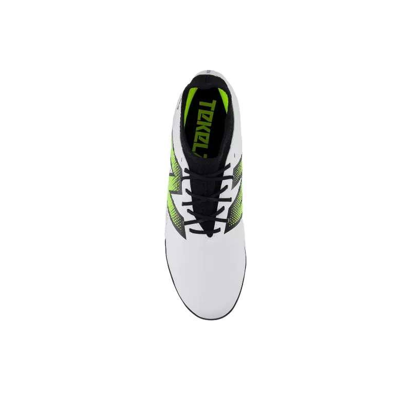 New Balance TF Rubber Broken Studs Anti Slip Wear Resistant Soccer Shoes Unisex White Black-2