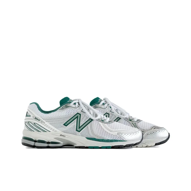 AIMÉ LEON DORE x New Balance 860 V2 Breathable Support Low Top Running Shoes Unisex Silver White-2