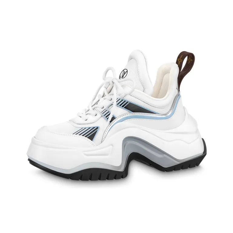 LOUIS VUITTON Archlight 2.0 Platform Sneakers 'White Blue Grey' Women's-0