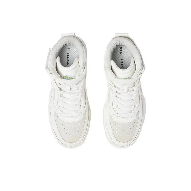 Stella McCartney Logo Patch Faux Leather Sneakers-3