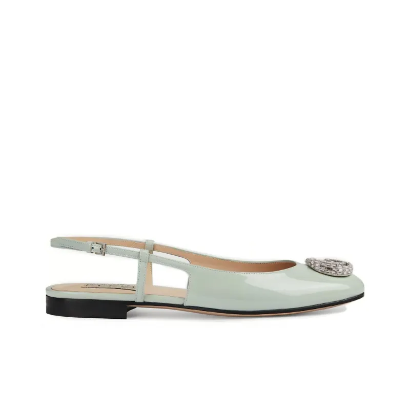 GUCCI Casual Single Shoes Women's Light Green-1
