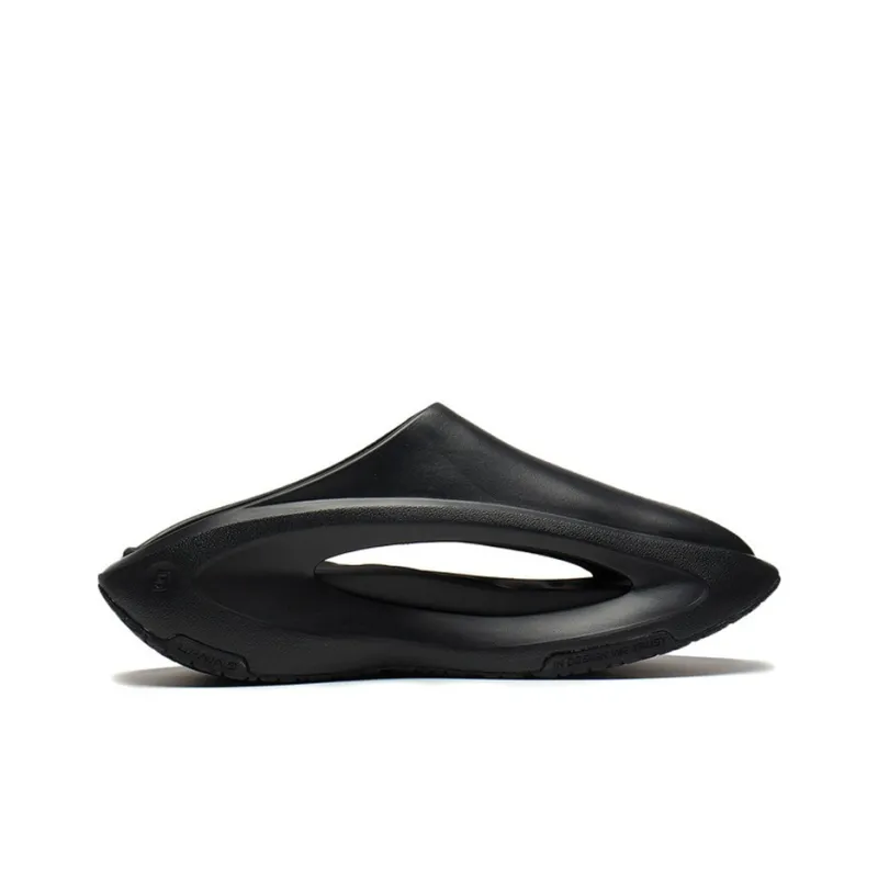 LiNing Yun You Slay Quiet Abrasion Resistant Slide Slippers Unisex Black-1