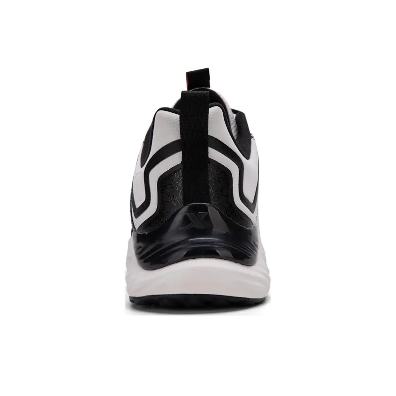 XTEP Polygon 1.0 Cushioning Wear Resistant Rebound Low Top Running Shoes Men's White Red-3