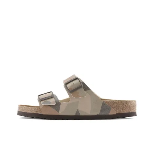 Birkenstock Arizona EVA Abrasion Resistant Slide Slippers Unisex Camouflage Brown