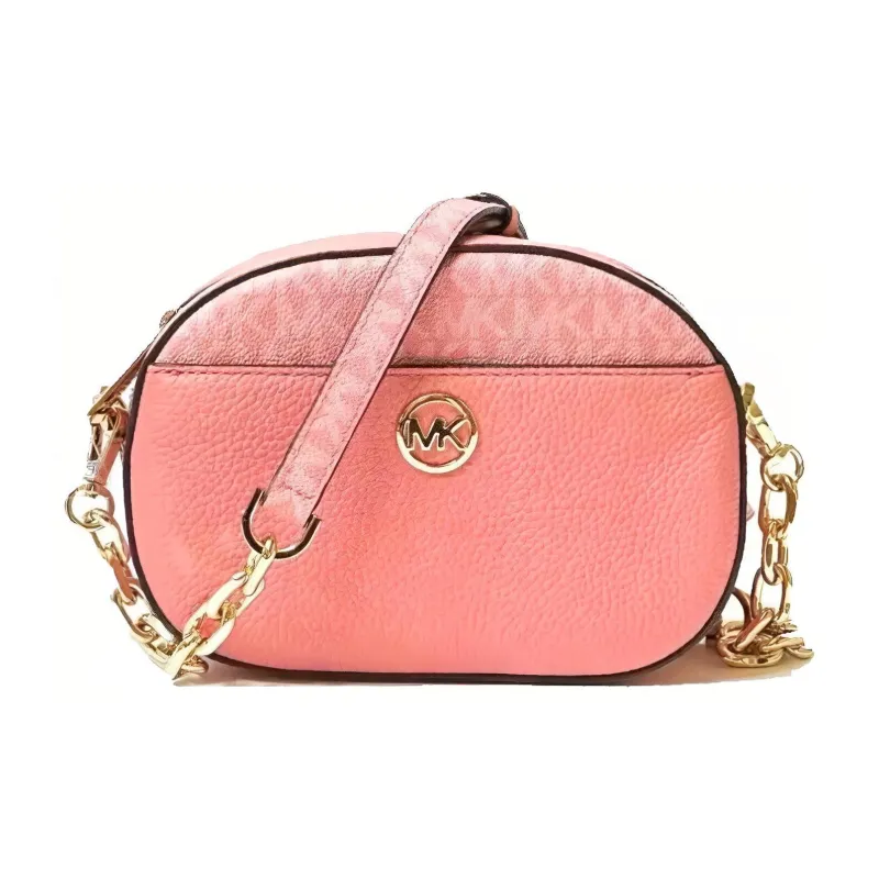 MICHAEL KORS PVC With Cow Leather Crossbody Bag, Shoulder Bag Women's Rose Pink-1