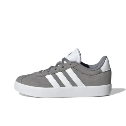 Adidas Vl Court 3.0 Grey Cloud White Grey Two GS