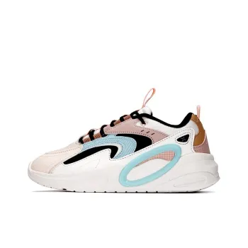 XTEP Lightning Low Top Sports Casual Shoes Women's Brown Pink