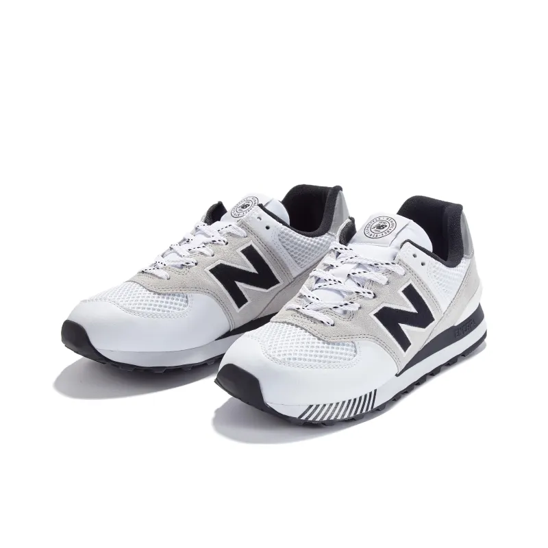 New Balance 574 White Black Grey-2