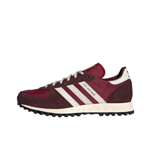 Adidas Originals TRX Vintage Running Shoes Men Low-Top Academy Burgundy/Light Brown