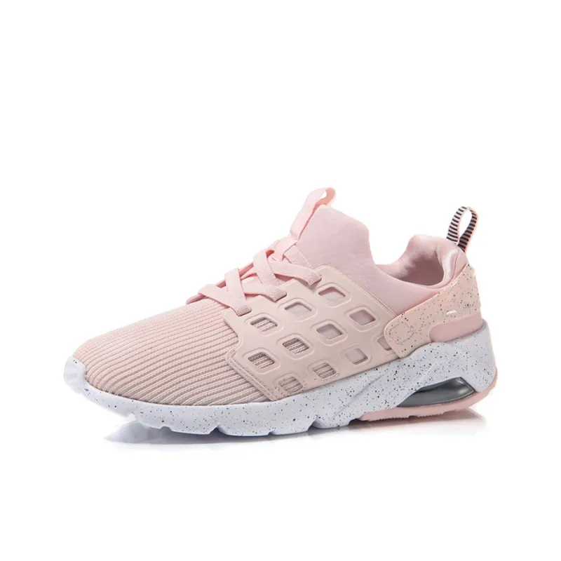 LINING Bubble Casual Shoes Women's Low Top Pink White-2
