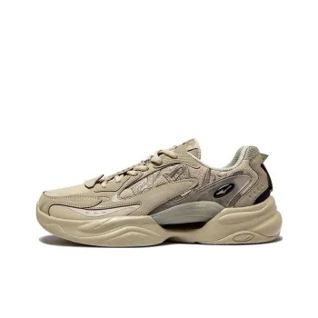 Erke Kunlun Five Elements Anti Slip Wear Resistant Low Top Sports Casual Shoes Brown