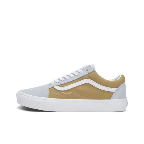 Vans Old Skool Skateboard Shoes Unisex Low-Top White/Brown