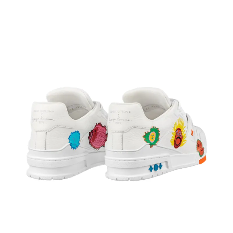 LOUIS VUITTON X Yayoi Kusama Sneaker 'White With Icons'-2