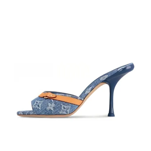 LOUIS VUITTON Revival Slide Slippers Women's Gaga