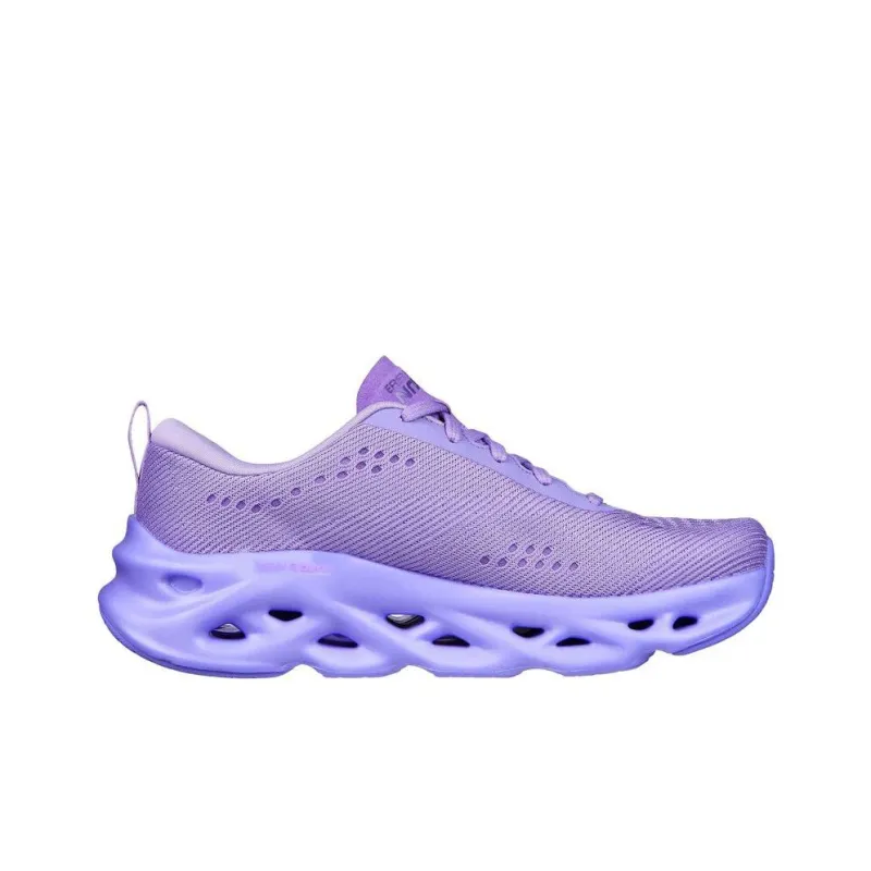 Skechers GO RUN Swirl Tech - Eazy Dayz Anti-Slip And Wear-Resistant Breathable Low-Top Running Shoes Women's Purple-1